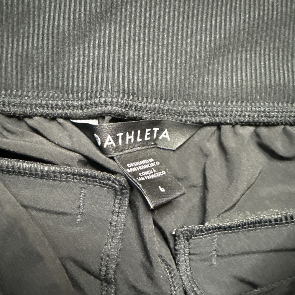 Athleta Brooklyn Ankle Pants Womens 6 Black Mid Rise Travel Stretch Athleisure - Picture 9 of 16
